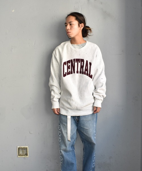 JANSPORT(ジャンスポーツ)の「【ヴィンテージ古着】90's JANSPORT/ジャンスポーツ リバースタイプ カレッジ スウェット(スウェット・メンズ・グレー・X-LARGE)」の2枚目の写真