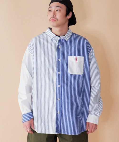 MANASTASH(マナスタッシュ)の「MANASTASH/マナスタッシュ PUBLIC MARKET RELAX SHIRTS パブリックマーケットリラックスシャツ 7125016(シャツ/ブラウス・メンズ・その他1/その他・MEDIUM/X-LARGE/LARGE)」の2枚目の写真