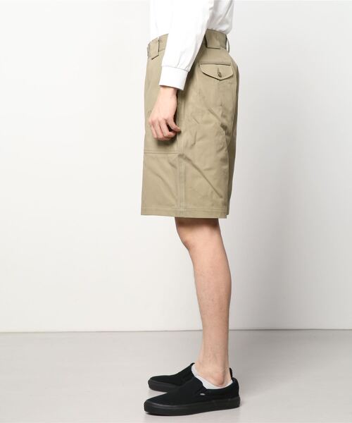 marka（マーカ）の「marka / マーカ：BAKER SHORTS - ORGANIC COTTON GABARDINE -：M22A-06PT02B[COR]（その他パンツ・メンズ・カーキブラウン・1/2/3）」の11枚目の写真