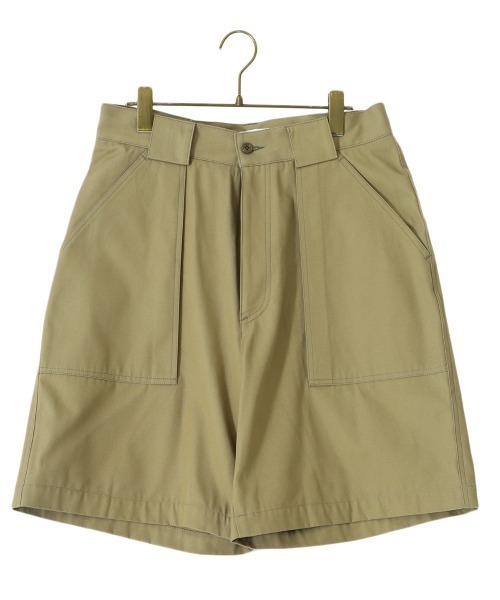 marka（マーカ）の「marka / マーカ：BAKER SHORTS - ORGANIC COTTON GABARDINE -：M22A-06PT02B[COR]（その他パンツ・メンズ・カーキブラウン・1/2/3）」の2枚目の写真