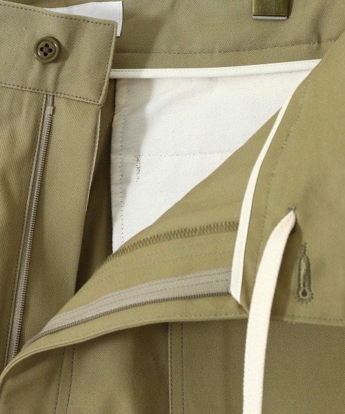 marka（マーカ）の「marka / マーカ：BAKER SHORTS - ORGANIC COTTON GABARDINE -：M22A-06PT02B[COR]（その他パンツ・メンズ・カーキブラウン・1/2/3）」の5枚目の写真