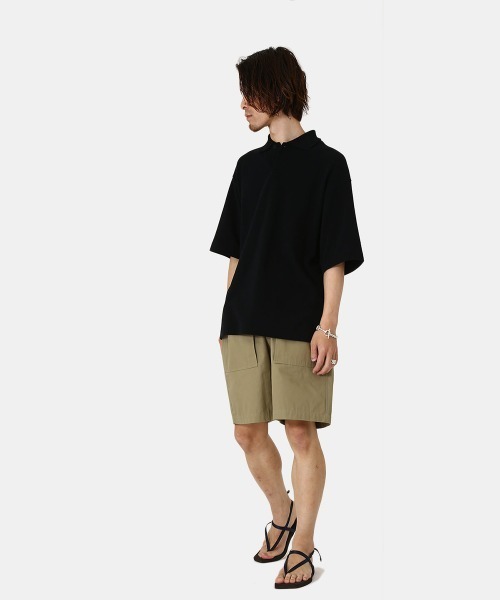 marka（マーカ）の「marka / マーカ：BAKER SHORTS - ORGANIC COTTON GABARDINE -：M22A-06PT02B[COR]（その他パンツ・メンズ・カーキブラウン・1/2/3）」の10枚目の写真