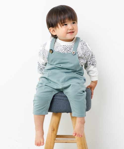 MAKE YOUR DAY(メイクユアデイ)の「ショートオール■70.80cm(その他ベビーウェア・キッズ・ベージュ/グレー/ブルー/ミント・80/70)」の6枚目の写真