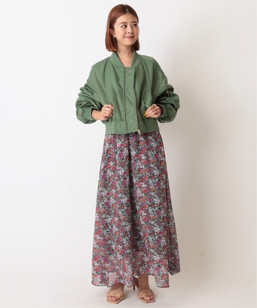 U by SPICK&SPAN(ユーバイスピックアンドスパン)の「【PROVOKE/プロヴォーク】Cropped MA-1◆(MA-1・レディース・カーキ・FREE)」の20枚目の写真