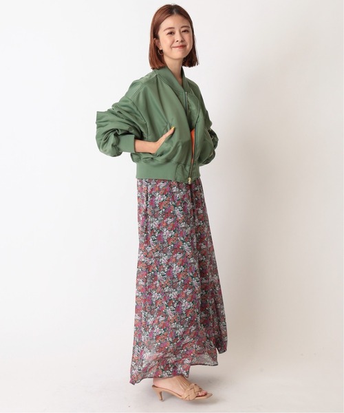 U by SPICK&SPAN(ユーバイスピックアンドスパン)の「【PROVOKE/プロヴォーク】Cropped MA-1◆(MA-1・レディース・カーキ・FREE)」の17枚目の写真