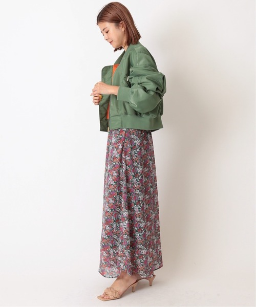 U by SPICK&SPAN(ユーバイスピックアンドスパン)の「【PROVOKE/プロヴォーク】Cropped MA-1◆(MA-1・レディース・カーキ・FREE)」の14枚目の写真