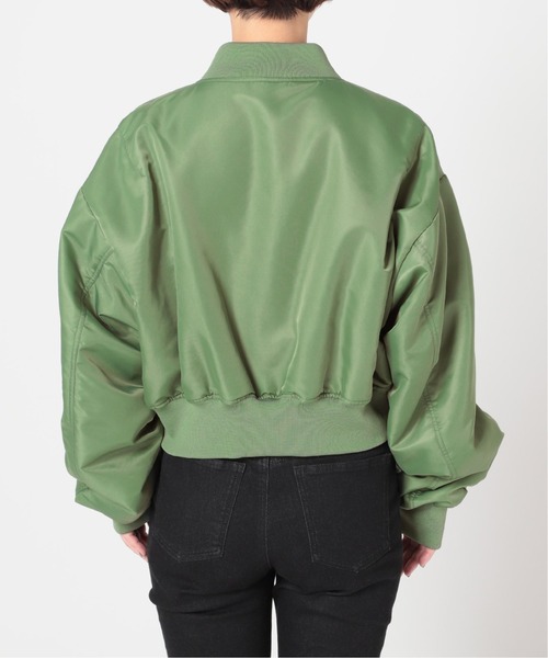 U by SPICK&SPAN(ユーバイスピックアンドスパン)の「【PROVOKE/プロヴォーク】Cropped MA-1◆(MA-1・レディース・カーキ・FREE)」の12枚目の写真