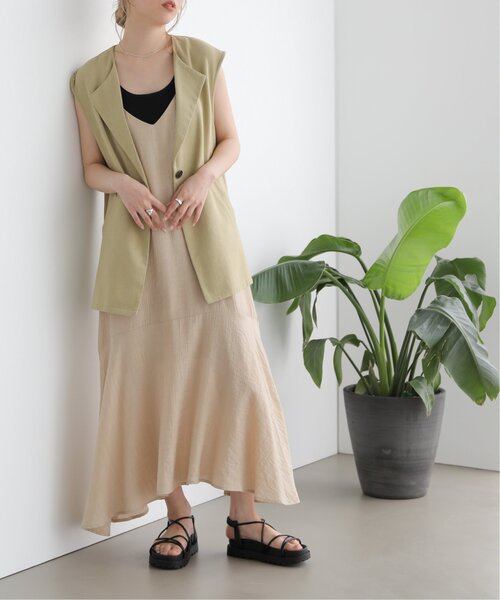 RAY CASSIN(レイカズン)の「M/L展開 ナロースポサン(サンダル・レディース・ライトグレー/ブラック/カーキ/キナリ・MEDIUM/LARGE)」の10枚目の写真