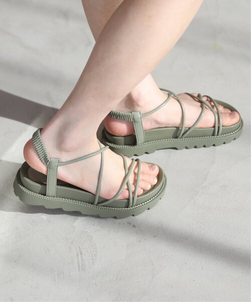 RAY CASSIN(レイカズン)の「M/L展開 ナロースポサン(サンダル・レディース・ライトグレー/ブラック/カーキ/キナリ・MEDIUM/LARGE)」の11枚目の写真