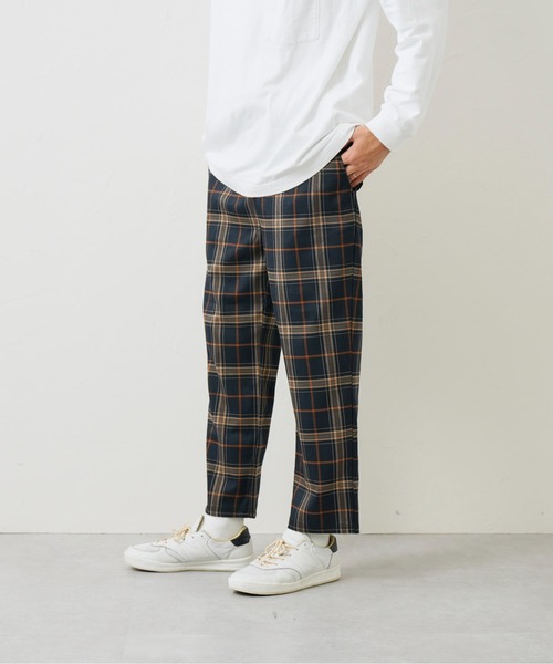 CPCM(シーピーシーエム)の「TRチェックイージーパンツ(スラックス・メンズ・ブラック/ベージュ/ネイビー/ブラウン・FREE)」の16枚目の写真