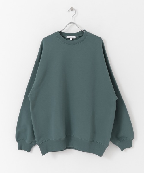 URBAN RESEARCH（アーバンリサーチ）の「T/C Color Sweat（スウェット・メンズ・ホワイト/ブラック/ダークブラウン/グレー系その他/グリーン系その他/グリーン/ピンク系その他/イエロー系その他/チャコールグレー・SMALL/MEDIUM/LARGE）」の7枚目の写真