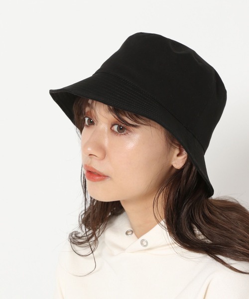 mysty woman（ミスティウーマン）の「ツイルバケットハット 265086（ハット・レディース・ブラック/ベージュ・FREE）」の2枚目の写真