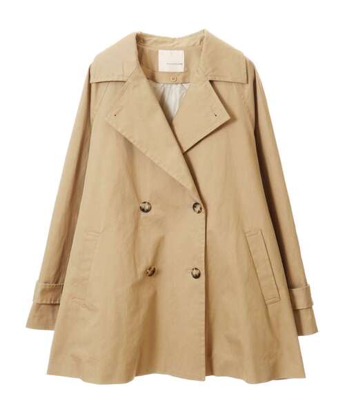 MELROSE claire(メルローズ クレール)の「【気温に合わせて取り外し可能な中綿ライナー付き☆Aライントレンチコート】(トレンチコート・レディース・ベージュ/セージグリーン/イエロー/ネイビー・FREE)」の10枚目の写真
