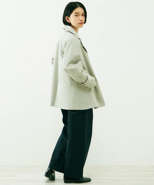 MELROSE claire(メルローズ クレール)の「【気温に合わせて取り外し可能な中綿ライナー付き☆Aライントレンチコート】(トレンチコート・レディース・ベージュ/セージグリーン/イエロー/ネイビー・FREE)」の16枚目の写真