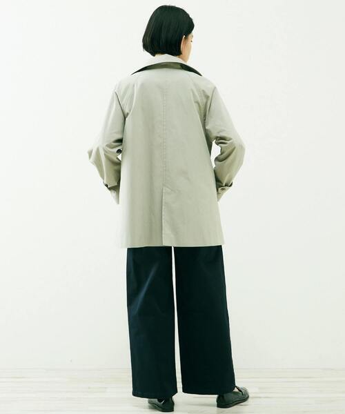 MELROSE claire(メルローズ クレール)の「【気温に合わせて取り外し可能な中綿ライナー付き☆Aライントレンチコート】(トレンチコート・レディース・ベージュ/セージグリーン/イエロー/ネイビー・FREE)」の18枚目の写真