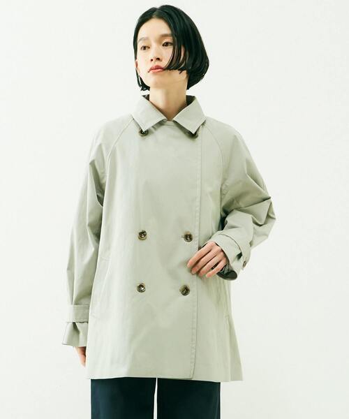 MELROSE claire(メルローズ クレール)の「【気温に合わせて取り外し可能な中綿ライナー付き☆Aライントレンチコート】(トレンチコート・レディース・ベージュ/セージグリーン/イエロー/ネイビー・FREE)」の20枚目の写真