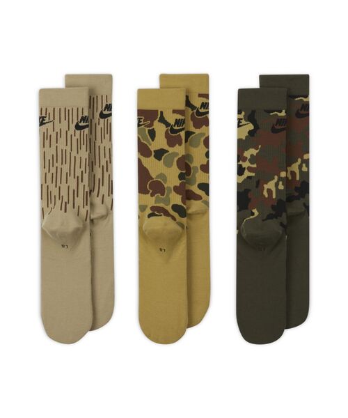 NIKE（ナイキ）の「ナイキ エブリデイ エッセンシャル クルー ソックス (3足) / Nike Everyday Essential Crew Socks (3 Pairs)＜21-29cm 展開＞（ソックス/靴下・メンズ・マルチ/その他・25-27/23-25/27-29/21-23）」の4枚目の写真