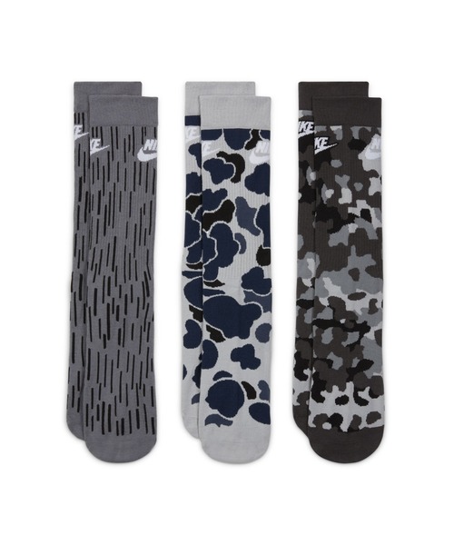 NIKE（ナイキ）の「ナイキ エブリデイ エッセンシャル クルー ソックス (3足) / Nike Everyday Essential Crew Socks (3 Pairs)＜21-29cm 展開＞（ソックス/靴下・メンズ・マルチ/その他・25-27/23-25/27-29/21-23）」の6枚目の写真