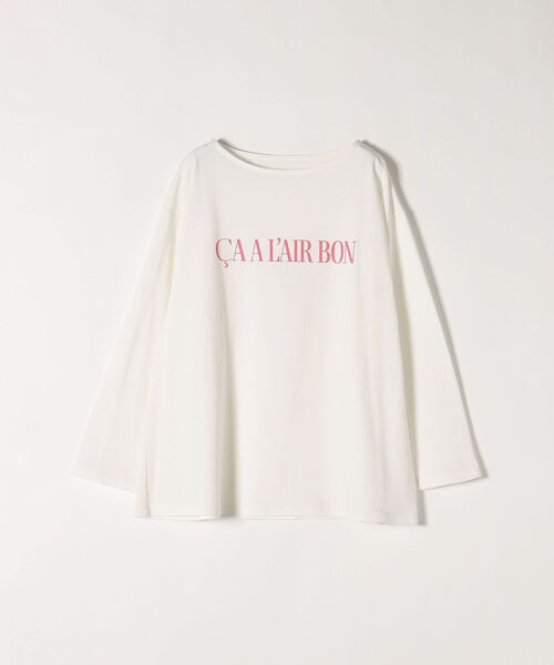 SHIPS any（シップス エニィ）の「SHIPS any: Calisson ロゴ ロングスリーブ TEE（Tシャツ/カットソー・レディース・ネイビー/グレー/ピンク/ライトグリーン・ONE SIZE）」の11枚目の写真