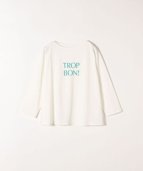 SHIPS any（シップス エニィ）の「SHIPS any: Calisson ロゴ ロングスリーブ TEE（Tシャツ/カットソー・レディース・ネイビー/グレー/ピンク/ライトグリーン・ONE SIZE）」の6枚目の写真