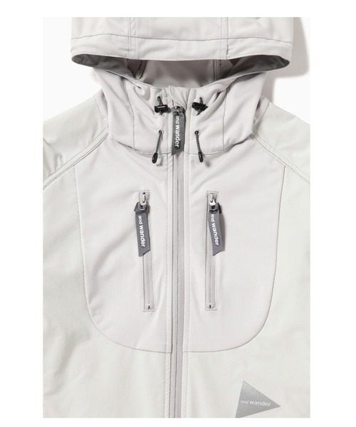 and wander(アンドワンダー)の「and wander/アンドワンダー trek jacket 2 トレックジャケット2 5742121043(ナイロンジャケット・レディース・オフホワイト・0)」の14枚目の写真