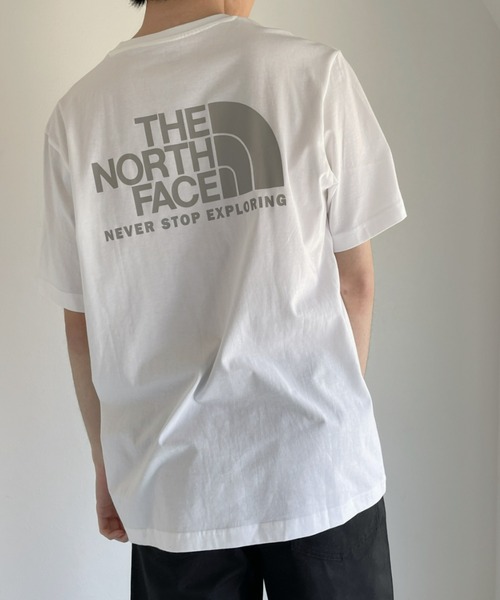 THE NORTH FACE（ザノースフェイス）の「THE NORTH FACE(ザ ノース フェイス)/コットンロゴTシャツ COTTON LOGO S/S R/TEE（Tシャツ/カットソー・メンズ・ホワイト/ブラック/アイボリー・M/L/XL/XXL）」の2枚目の写真