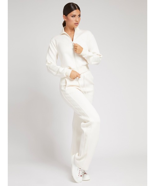 Guess（ゲス）の「Allie Scuba Zip Sweatshirt（ジャージ・レディース・ブラック/ベージュ/ホワイト・SMALL/MEDIUM/X-SMALL）」の7枚目の写真