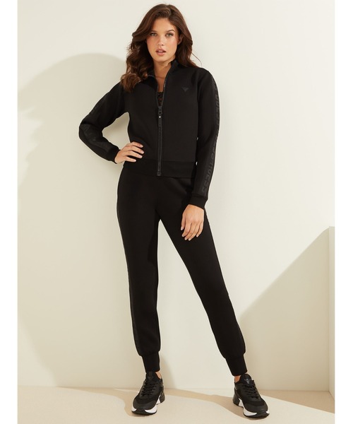 Guess（ゲス）の「Allie Scuba Zip Sweatshirt（ジャージ・レディース・ブラック/ベージュ/ホワイト・SMALL/MEDIUM/X-SMALL）」の10枚目の写真