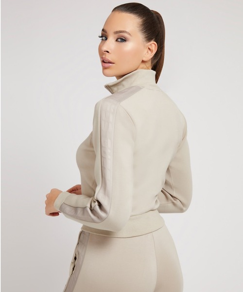 Guess（ゲス）の「Allie Scuba Zip Sweatshirt（ジャージ・レディース・ブラック/ベージュ/ホワイト・SMALL/MEDIUM/X-SMALL）」の11枚目の写真