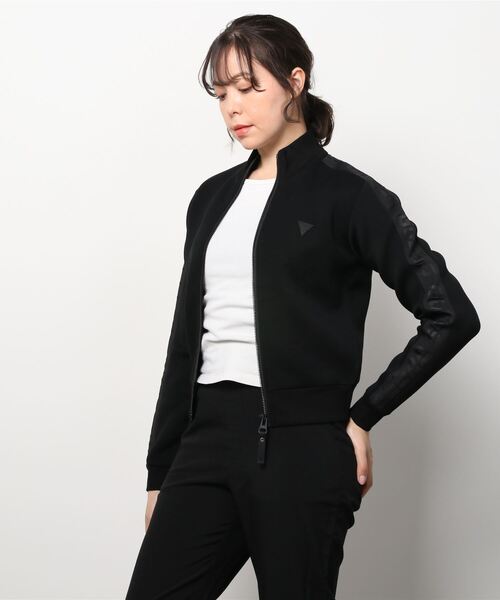 Guess（ゲス）の「Allie Scuba Zip Sweatshirt（ジャージ・レディース・ブラック/ベージュ/ホワイト・SMALL/MEDIUM/X-SMALL）」の13枚目の写真