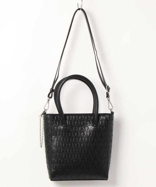 GYDA（ジェイダ）の「GYDA(ジェイダ) 2wayミニショルダーバッグ エンボス GY-B033 レディース バッグ　かばん ブランド（ショルダーバッグ・レディース・キャメル/アイボリー/ブラック・FREE）」の5枚目の写真