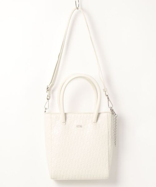 GYDA（ジェイダ）の「GYDA(ジェイダ) 2wayミニショルダーバッグ エンボス GY-B033 レディース バッグ　かばん ブランド（ショルダーバッグ・レディース・キャメル/アイボリー/ブラック・FREE）」の15枚目の写真