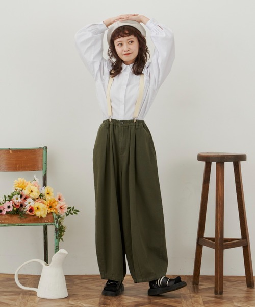 MERLOT（メルロー）の「ベーシックフリルシャツ（シャツ/ブラウス・レディース・ホワイト/ブラック・FREE）」の12枚目の写真