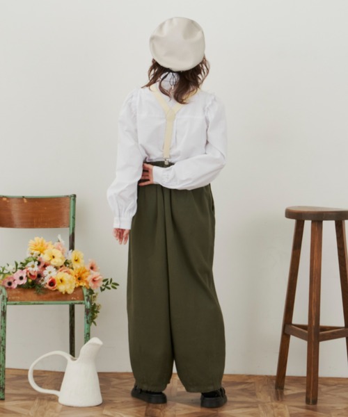 MERLOT（メルロー）の「ベーシックフリルシャツ（シャツ/ブラウス・レディース・ホワイト/ブラック・FREE）」の7枚目の写真