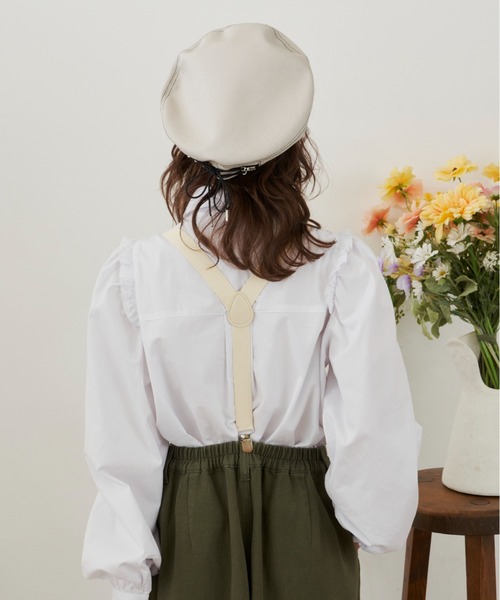 MERLOT（メルロー）の「ベーシックフリルシャツ（シャツ/ブラウス・レディース・ホワイト/ブラック・FREE）」の10枚目の写真