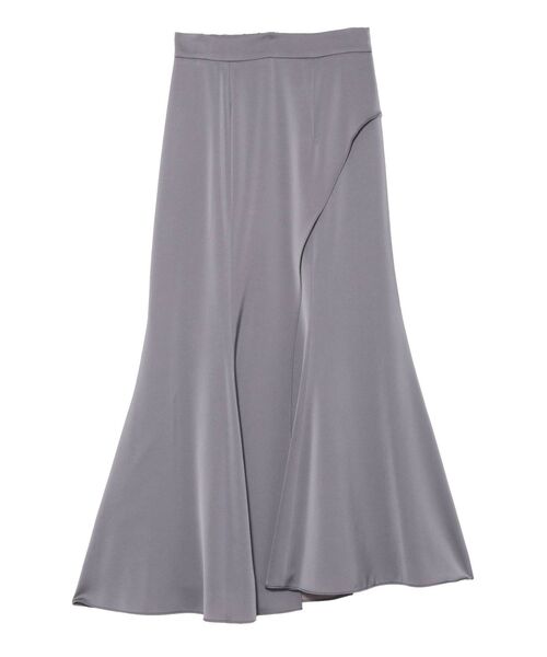 LAGUNAMOON（ラグナムーン）の「シャンブレーサテンレイヤードスカート（スカート・レディース・ブルー/ピンク/アイボリー・SMALL/MEDIUM）」の3枚目の写真