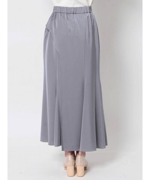 LAGUNAMOON（ラグナムーン）の「シャンブレーサテンレイヤードスカート（スカート・レディース・ブルー/ピンク/アイボリー・SMALL/MEDIUM）」の6枚目の写真