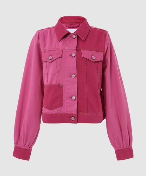 ガニー x リーバイス デニムジャケット オフショルダー S GANNI GANNI（ガニー）の「GANNI×LEVIS / オフショルダーデニム