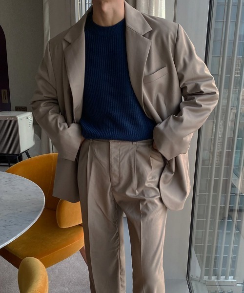 ASCLO（エジュクロ）の「ASCLO  Newtro Blazer（テーラードジャケット・メンズ・ブラック/ベージュ/チェック・MEDIUM/LARGE）」の11枚目の写真