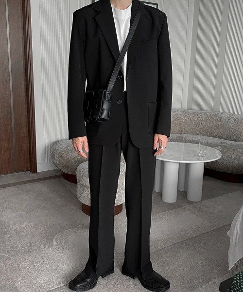 ASCLO（エジュクロ）の「ASCLO  Newtro Blazer（テーラードジャケット・メンズ・ブラック/ベージュ/チェック・MEDIUM/LARGE）」の22枚目の写真