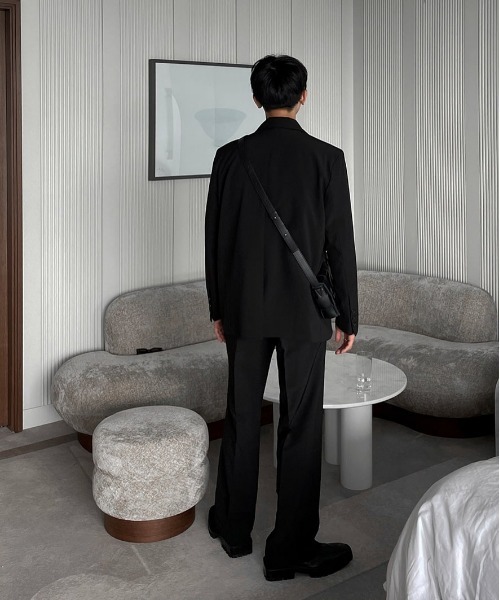 ASCLO（エジュクロ）の「ASCLO  Newtro Blazer（テーラードジャケット・メンズ・ブラック/ベージュ/チェック・MEDIUM/LARGE）」の18枚目の写真