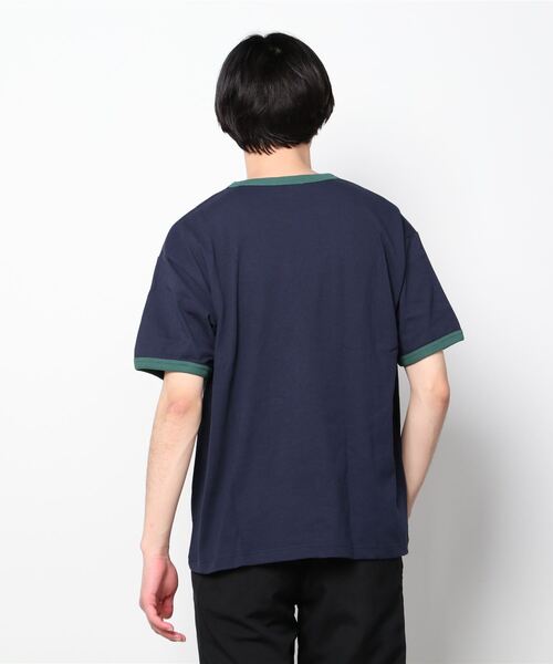 penguin BY MUNSINGWEAR(ペンギン バイ マンシングウェア)の「ペンギン バイ マンシングウェア リンガーTシャツ メンズ ユニセックス ウェア スポーツウェア ゴルフ(Tシャツ/カットソー・メンズ・ホワイト/ネイビー/グリーン・S/M/L/XL)」の10枚目の写真