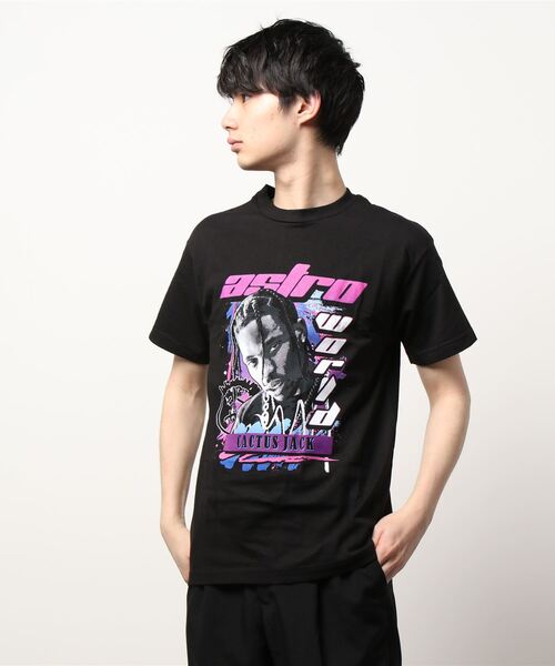 PARKS TOKYO SELECT(パークストウキョウセレクト)の「(UN)ASTRO(Tシャツ/カットソー・メンズ・ホワイト/ブラック・MEDIUM/LARGE/X-LARGE)」の2枚目の写真
