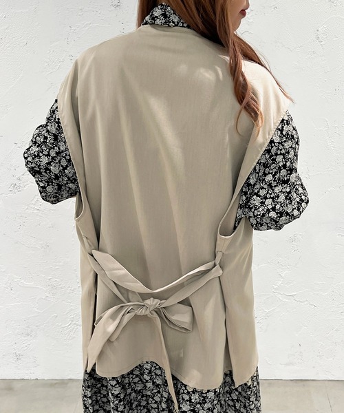 apres jour mignon（アプレジュールミニョン）の「スリットノーカラージレ【ZOZOTOWN限定アイテム】（ベスト・レディース・ベージュ/ブラック/ダークブラウン・X-LARGE/フリー）」の20枚目の写真