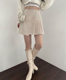 BEIDELLI | [BELLIDE MADE] ウエストゴムアンバランステニススカート(スカート)