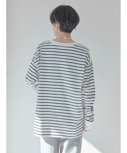 AMERICAN HOLIC（アメリカンホリック）の「サイドスリットカットチュニック（Tシャツ/カットソー・レディース・その他7/オフホワイト・L/M）」の8枚目の写真