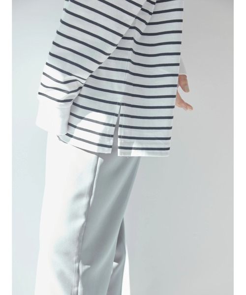 AMERICAN HOLIC（アメリカンホリック）の「サイドスリットカットチュニック（Tシャツ/カットソー・レディース・その他7/オフホワイト・L/M）」の11枚目の写真