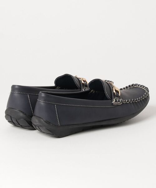 atmos pink（アトモスピンク）の「スクエアトゥ　ビットモカシン　ローファー husky（ローファー・レディース・ホワイト/ブラック/ベージュ/ネイビー・LL/M/L/S）」の5枚目の写真