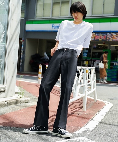 【セール】【Wrangler/ラングラー】ランチャードレスパンツ センタープレス スラックス フレアパンツ WI1141（スラックス）｜Wrangler（ラングラー）