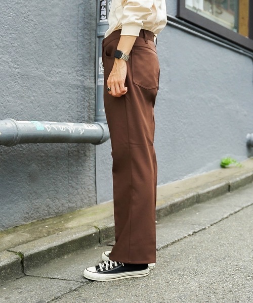 【セール】【Wrangler/ラングラー】ランチャードレスパンツ センタープレス スラックス フレアパンツ WI1141（スラックス）｜Wrangler（ラングラー）